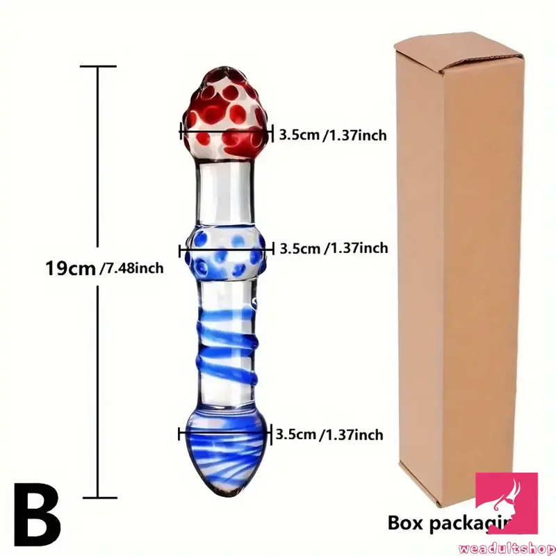 Multiple Options Glass Crystal Dildo For Women Men Couple G-spot Sex