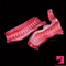 4.8in 5.59in Soft Liquid Silicone Monster Ejaculating Dildo Sleeve For Delay