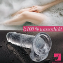 7.3in Clear Real Skin Like Dildo For Female Male Love Pleasure Love