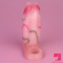 5.31in Silicone Soft Dildo Sleeve Flexible Penis Extender For Sex Love