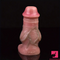 5.3in Lifelike Silicone Soft Dildo Sleeve With Big Knot Cock Extender