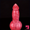 9.25in Big Dog Knot Silicone Soft Dildo For Prostate Vaginal Massage