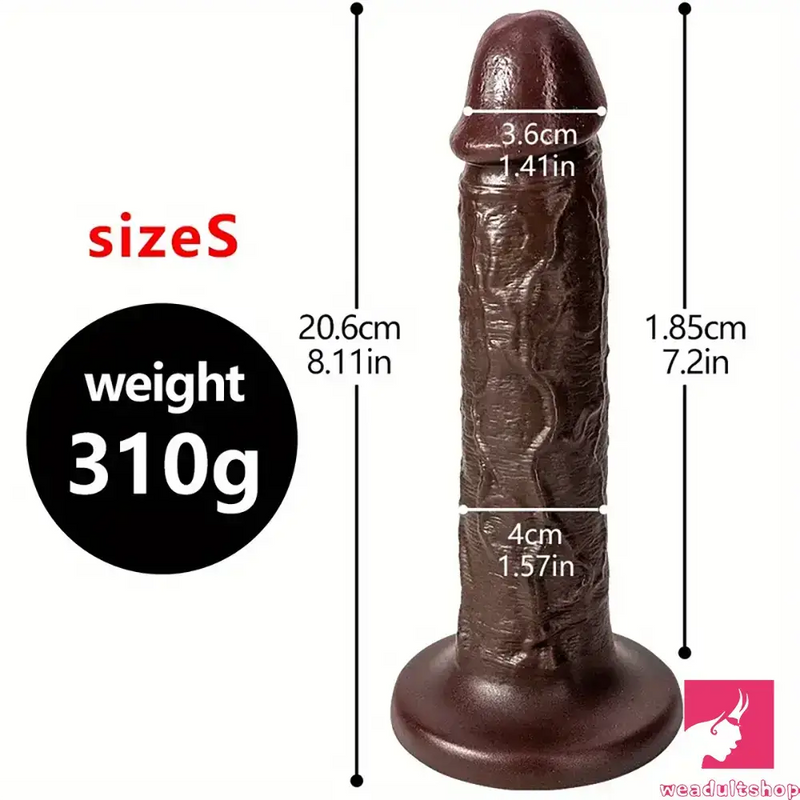 Multiple Inches Silicone Soft Female Dildo Love Toy For Vaginal Stimulation