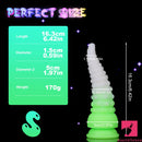 6.42in 7.48in 8.66in Fluorescent Octopus Tentacle Soft Dildo For Couple Sex