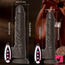 7.6in 8.66in Swing Vibrating Thrusting Big Silicone Soft Warming Dildo