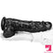 12.2in Super Big Thick Realistic Black Dildo BDSM Sex Toy For Anal Toy