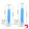 7.08in 8.07in TPE Double Layer Glow-in-the-dark Realistic Clear Dildo