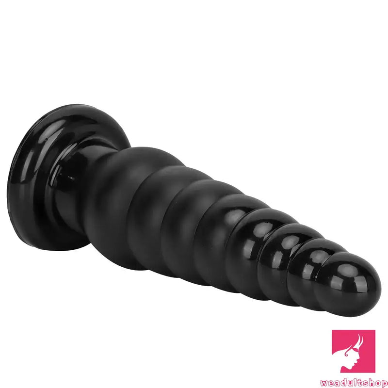 10.63in Realistic Big Silicone Black Dildo Butt Plug For Anal Orgasm