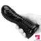 7.08in Fantasy Black Spiked Thick Dildo For Anal Vaginal Sex Toy