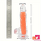 7.08in 8.07in TPE Double Layer Glow-in-the-dark Realistic Clear Dildo