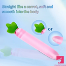 6.2in 7.5in 7.7in Multiple Colors Fruit Vegetable Crystal Glass Anal Dildo