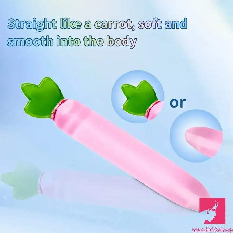 6.2in 7.5in 7.7in Multiple Colors Fruit Vegetable Crystal Glass Anal Dildo