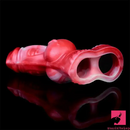 4.92in 5.83in Silicone Soft Dildo Sleeve Dog Animal Knotted Cock Extender