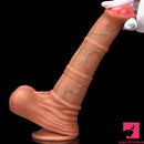 8.85in 4in1 Heating Thrusting Vibrating Rotation Remote Horse Dildo