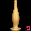 6.7in 11.41in Gold Beer Bottle Silicone Soft Big Real Butt Plug Dildo