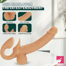 12.99in Dual Heads Silicone Soft Vibrating Thrusting Rotation Auto Dildo