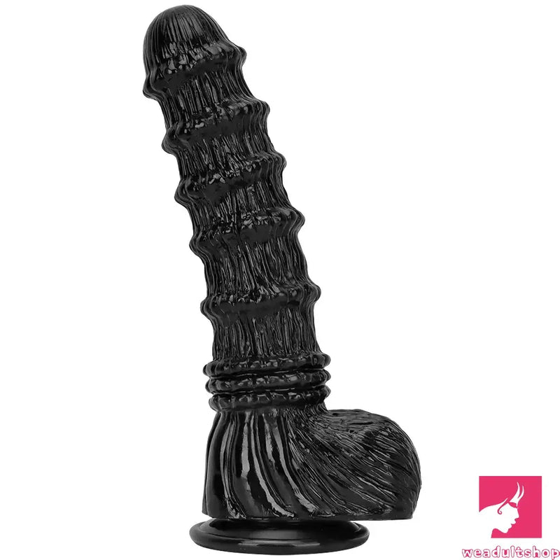 9.25in 9.64in 11.02in Big Thick Black Dildo BDSM Horse Penis Love Toy