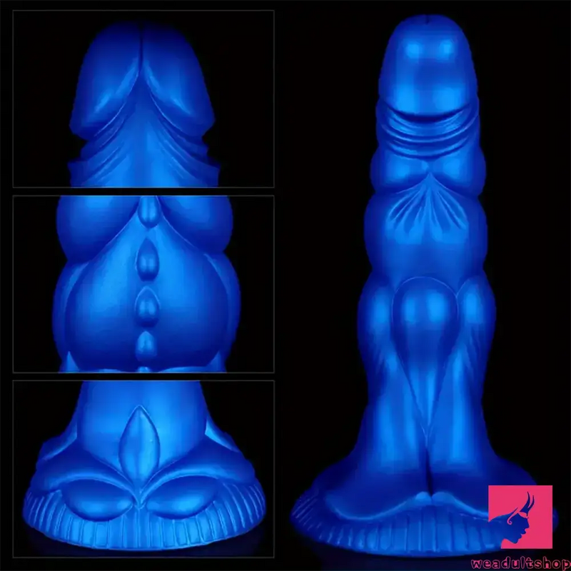 7.87in 8.1in 9.25in Silicone Real Lifelike Monster Soft Bendable Dildo