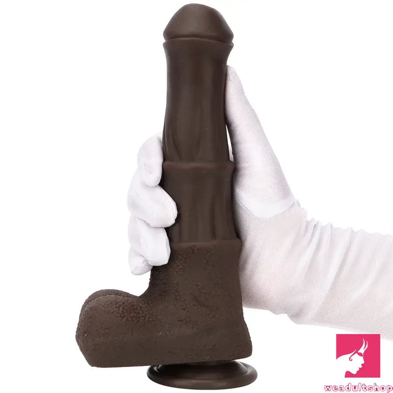 9.05in 4in1 Heating Thrusting Vibrating Rotation Remote Horse Cock Dildo