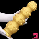 6.7in 9.84in 13.38in Gold Silicone Animal Octopus Big Butt Plug Dildo