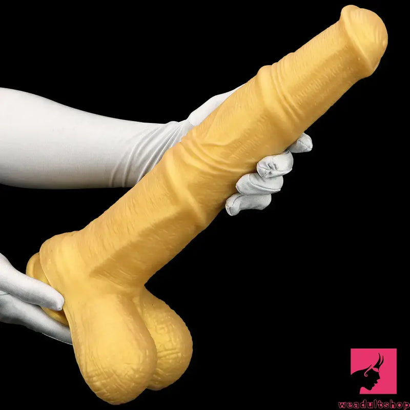 16.14in Super Long Silicone Huge Soft Animal Horse Cock Male Dildo