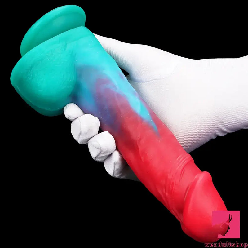 9.05in Big Smart Heating Thrusting Vibrating Remote Auto Dildo