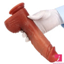 9.05in Realistic Auto Heating Thrusting Vibrating Dildo For Anus