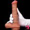 8.85in 4in1 Heating Thrusting Vibrating Rotation Remote Horse Dildo