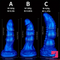 7.87in 8.1in 9.25in Silicone Real Lifelike Monster Soft Bendable Dildo