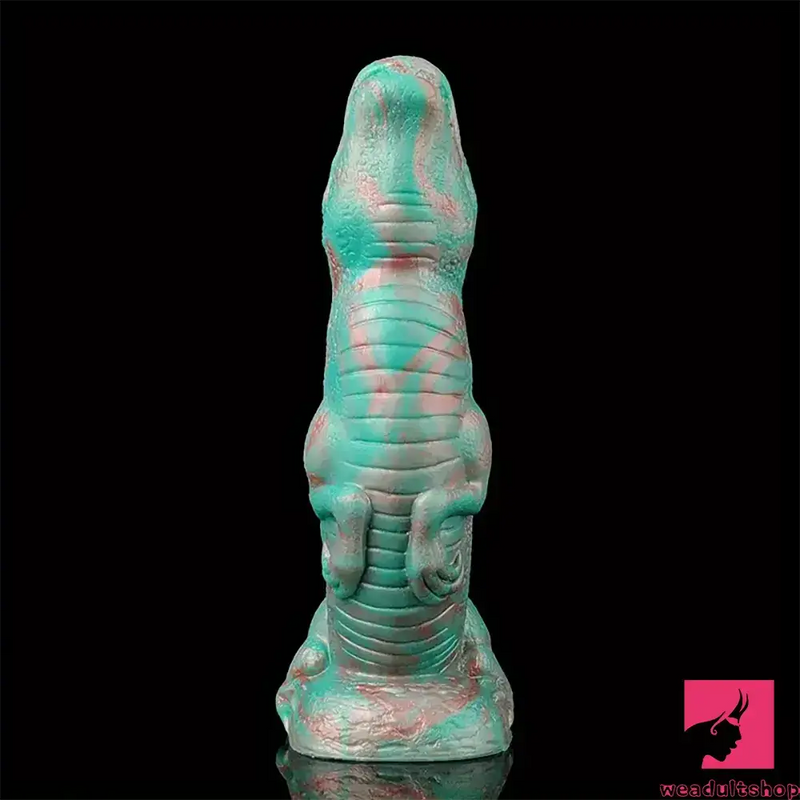 8.66in Fantasy Animal Dinosaur Monster Silicone Thick Soft Dildo For Sex