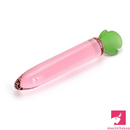 6.2in 7.5in 7.7in Multiple Colors Fruit Vegetable Crystal Glass Anal Dildo