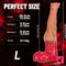 12.6in 14.37in 15.94in Liquid Silicone Animal Horse Cock Dildo Sex Toy