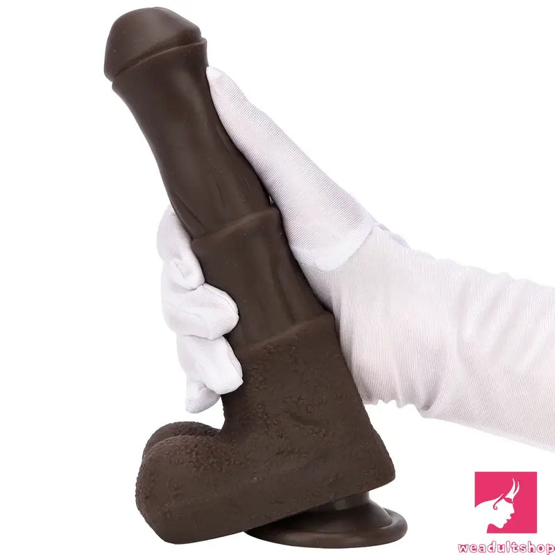 9.05in 4in1 Heating Thrusting Vibrating Rotation Remote Horse Cock Dildo