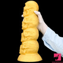 14.37in Nice Large Soft Long Fantasy Silicone Scary Skull Dildo