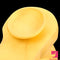 14.56in Premium Gold Liquid Large Soft Long Fantasy Silicone Real Dildo