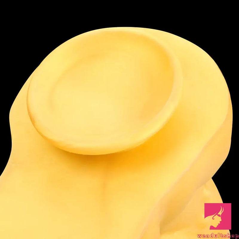 14.56in Premium Gold Liquid Large Soft Long Fantasy Silicone Real Dildo