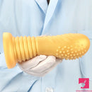 7.08in Top Quality Soft Liquid Silicone Thick Spiked Butt Plug Dildo