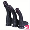 8.26in 9.45in 11.02in Big Ebony Realistic Silicone Soft Dildo Love Toy