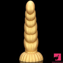 5.51in 7.87in 10.23in Gold Silicone Soft Fantasy Dildo For Anal Sex