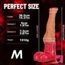 12.6in 14.37in 15.94in Liquid Silicone Animal Horse Cock Dildo Sex Toy