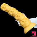 14.37in Nice Large Soft Long Fantasy Silicone Scary Skull Dildo