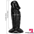 13.38in Real Looking Super Long Big Black Thick Dildo For Anus Love