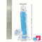 7.08in 8.07in TPE Double Layer Glow-in-the-dark Realistic Clear Dildo