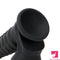 8.07in Black Fantasy Double Layer Silicone Soft Scale Caterpillar Dildo