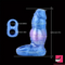 Multiple Lengths Fantasy Silicone Soft Cock Sleeve With Anti-drop Ring