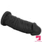 9.25in 11.02in 12.2in Super Big Silicone Soft Black Mushroom Real Dildo