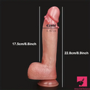 8.9in Realistic Large Silicone Soft Anal Dildo For G-Spot Anus Stimulation