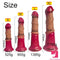 10in 11.81in 13.39in 14.57in Silicone Soft Huge Long Horse Cock Dildo