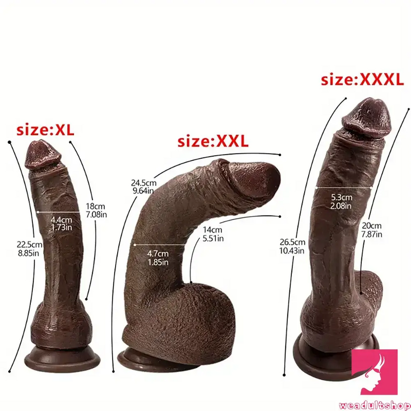 Multiple Inches Silicone Soft Female Dildo Love Toy For Vaginal Stimulation