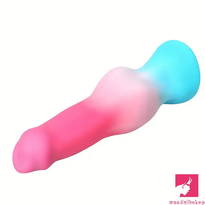 5.31in 7.09in 8.66in Odd Animal Dog Cock knot Silicone Thick Soft Dildo